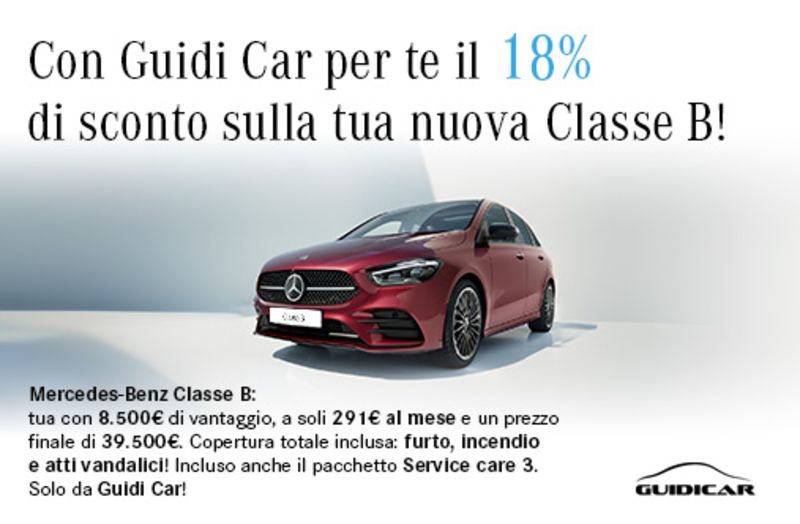 GuidiCar - Promozione Classe B 180d AMG sconto Guidi Car