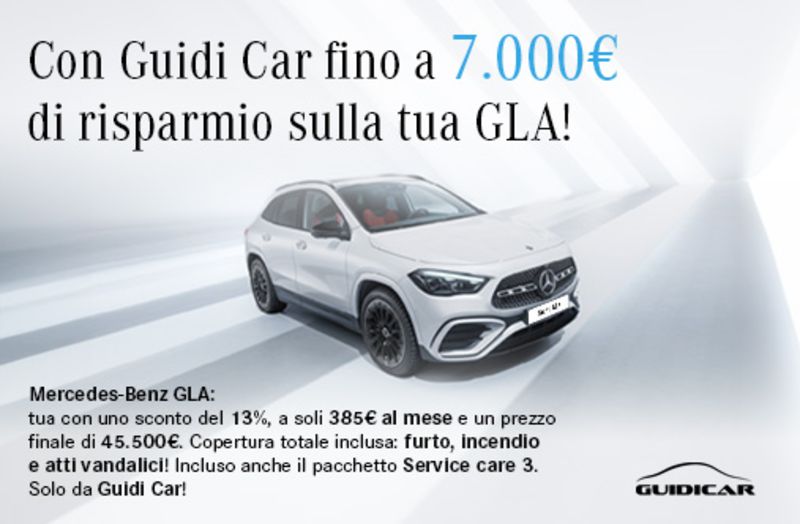 GuidiCar - Promozione GLA 180d AMG